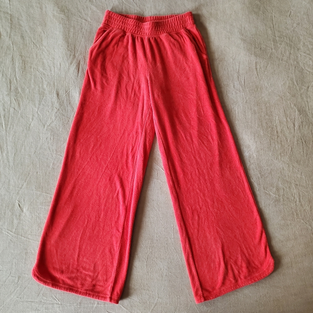 Offline By Aerie Orange Shirt & Wide Leg Pant XS/XL - Picture 4 of 6